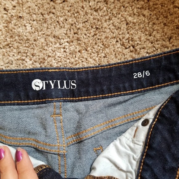 Stylus Blue Jean Shorts - Picture 2 of 5